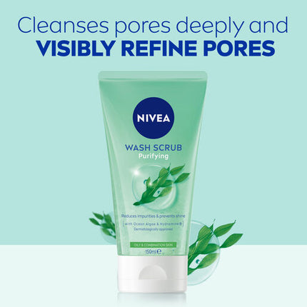 Nivea Visage 2 In 1 Wash And Scrub Daily Essentials 150mL