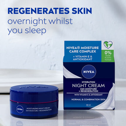 Nivea Daily Essentials Regenerating Night Cream 50mL