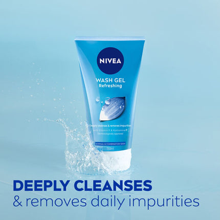 Nivea Daily Essentials Refreshing Facial Wash Gel 150mL