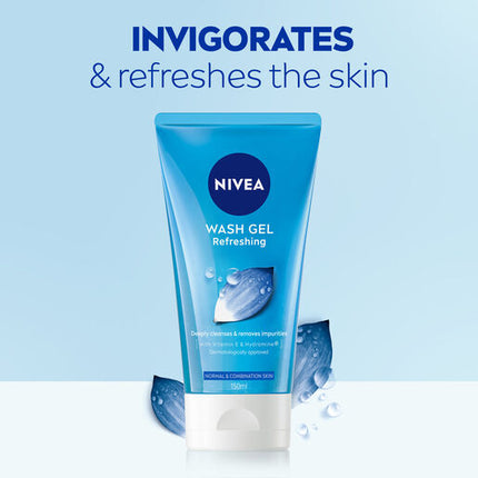 Nivea Daily Essentials Refreshing Facial Wash Gel 150mL