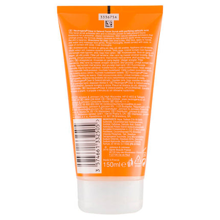 Neutrogena Visibly Clear Daily Scrub 150ml