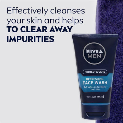 Nivea Men Protect & Care Refreshing Face Wash 150Ml