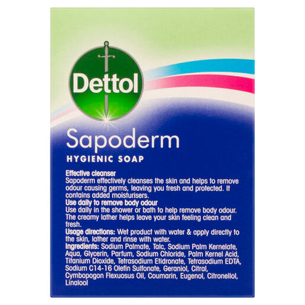 Dettol Sapoderm Hygienic Soap 3 Pack