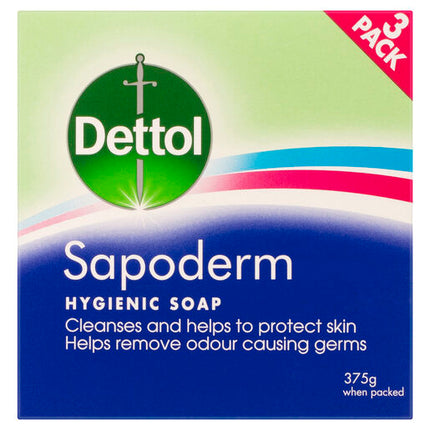 Dettol Sapoderm Hygienic Soap 3 Pack