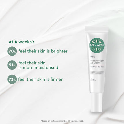 DermaVeen Face Moisture Bright Eye Cream 15ml