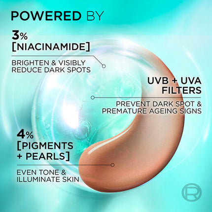 L’Oréal Paris Bright Reveal Tinted Daily Fluid SPF 50 Medium
