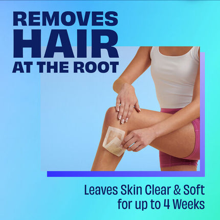 Nair Natural Large Wax Strips Legs & Body 40 pack