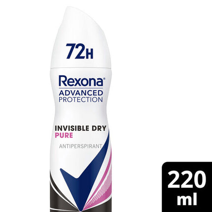 Rexona Women Antiperspirant Invisible Pure 220mL