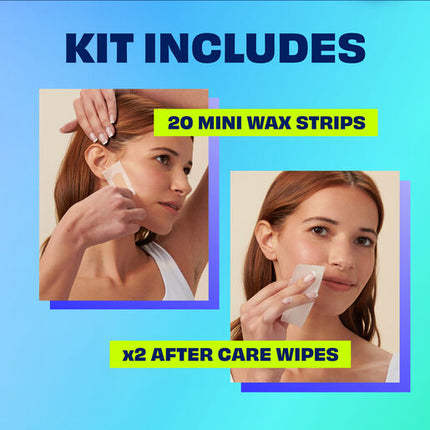 Nair Natural Mini Wax Strips Face & Bikini 20 pack