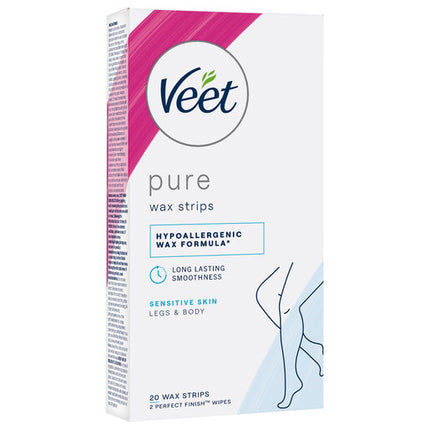 Veet Pure Cold Wax Leg Strips 20