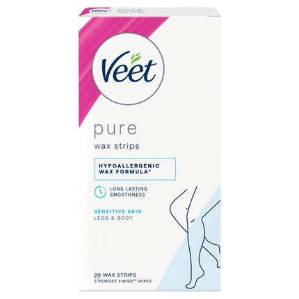 Veet Pure Cold Wax Leg Strips 20