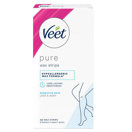 Veet Pure Cold Wax Leg Strips 40