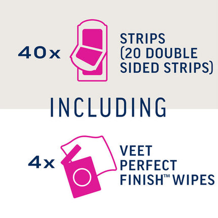 Veet Pure Cold Wax Leg Strips 40