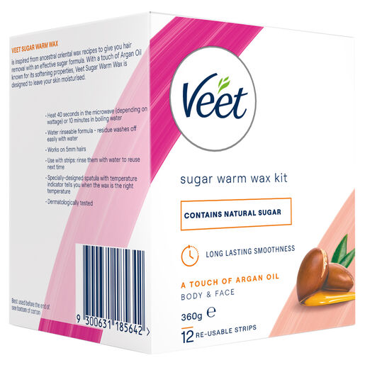 Veet Warm Wax Argan Oil 360g
