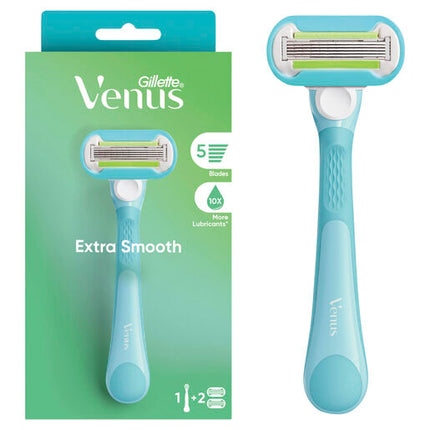Gillette Venus Extra Smooth Razor + 2 Blade Refills