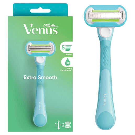 Gillette Venus Extra Smooth Razor + 2 Blade Refills