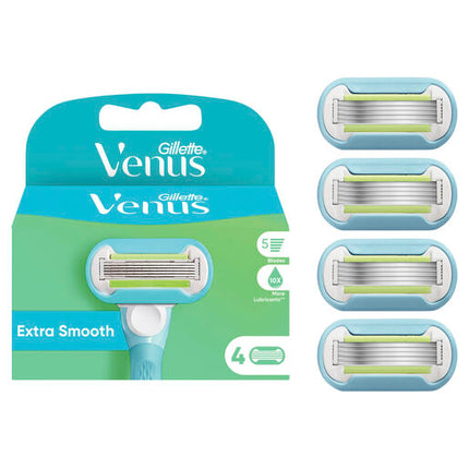 Gillette Venus Extra Smooth Sensitive Razor Blades 4 Pack