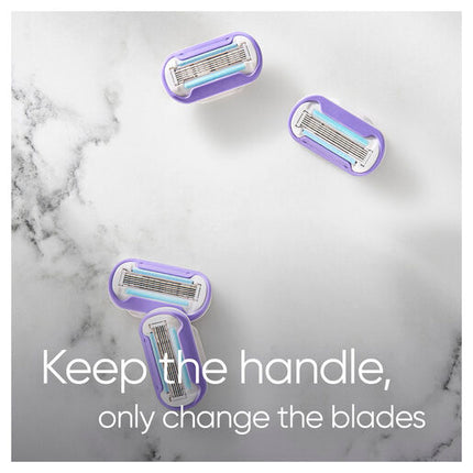 Gillette Venus Deluxe Smooth Swirl Blade Refills 4 Pack