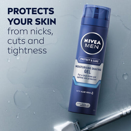 Nivea Men Protect & Care Moisturising Shaving Gel 200mL