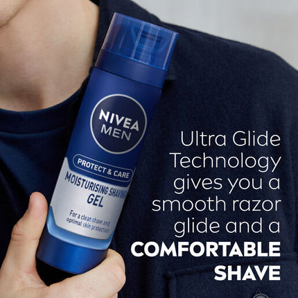 Nivea Men Protect & Care Moisturising Shaving Gel 200mL