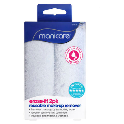 Manicare Erase-It Make Up Remover 2 Pack