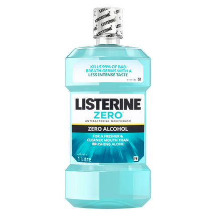 Listerine Mouthwash Zero Alcohol 1L