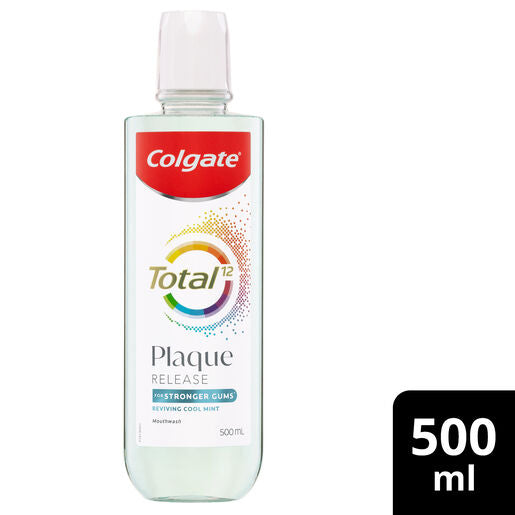 Colgate Total Plaque Release Mouthwash 500ml