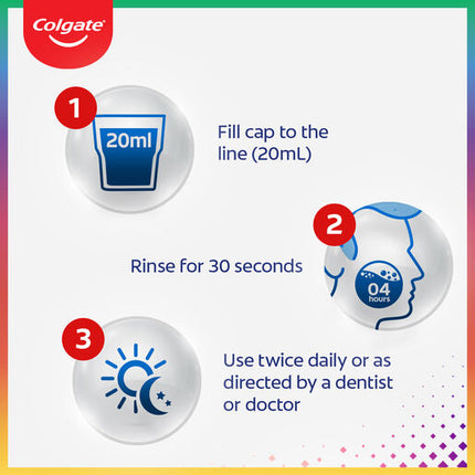 Colgate Total Plaque Release Mouthwash 500ml