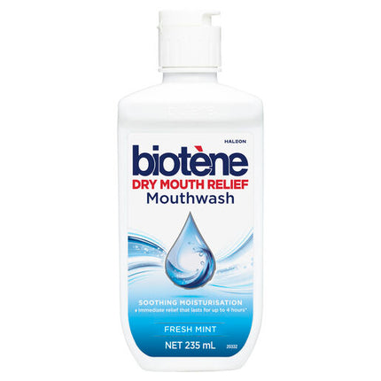 Biotene Dry Mouth Relief Mouthwash Fresh Mint 235mL
