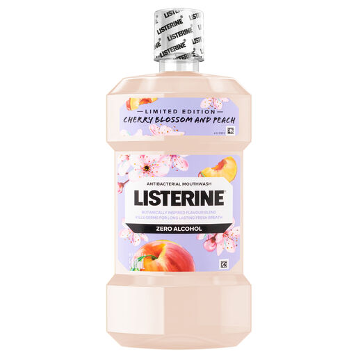 Listerine Mouthwash Cherry Blossom & Peach 500ml
