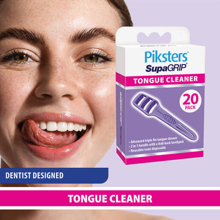 Piksters Supagrip Tongue Cleaner 20pk