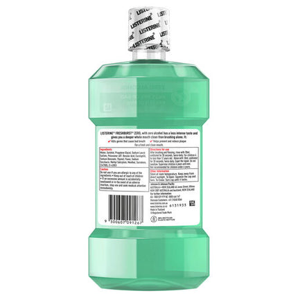 Listerine Mouthwash Freshburst Zero 500ml