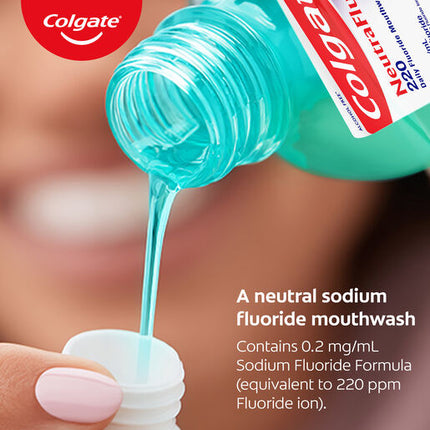 Colgate NeutraFluor 220 Alcohol Free Mouth Rinse Mint 473ml