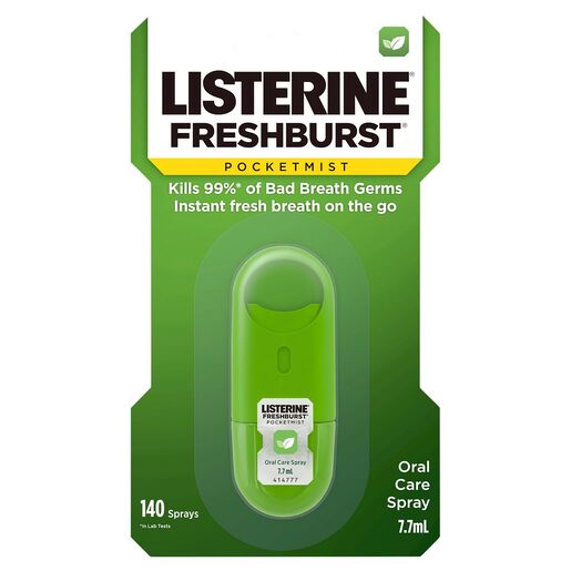 Listerine Pocketmist Oral Care Spray Freshburst 7.7ml