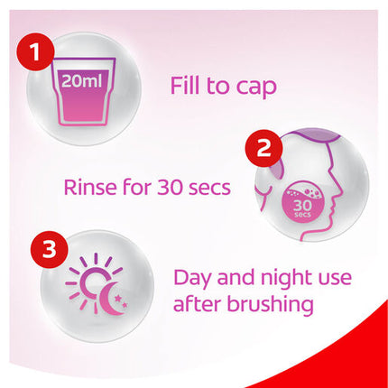 Colgate Plax Alcohol Free Antibacterial Mouthwash Gentle Care 500mL