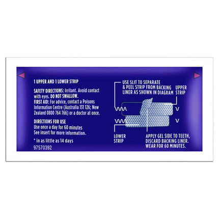 Oral B 3D White Luxe Advance Seal 14 Whitening Treatments