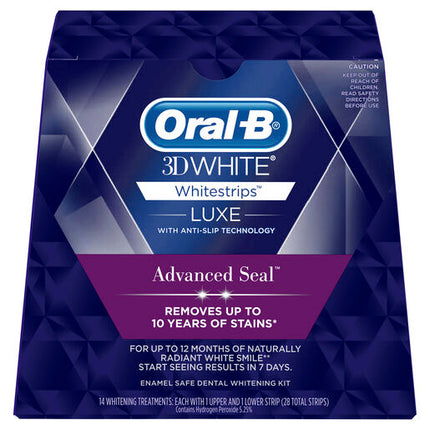 Oral B 3D White Luxe Advance Seal 14 Whitening Treatments