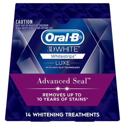 Oral B 3D White Luxe Advance Seal 14 Whitening Treatments