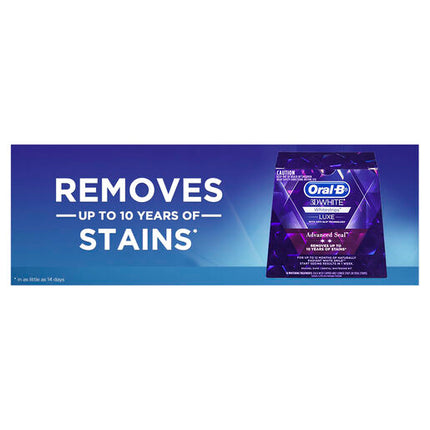 Oral B 3D White Luxe Advance Seal 14 Whitening Treatments