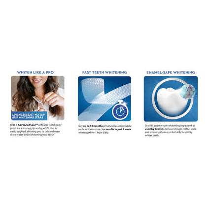 Oral B 3D White Luxe Advance Seal 14 Whitening Treatments