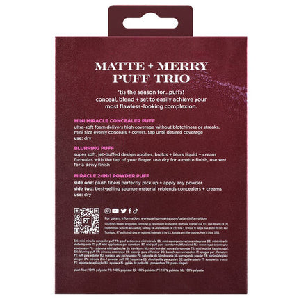 Real Techniques Matte + Merry Puff Trio