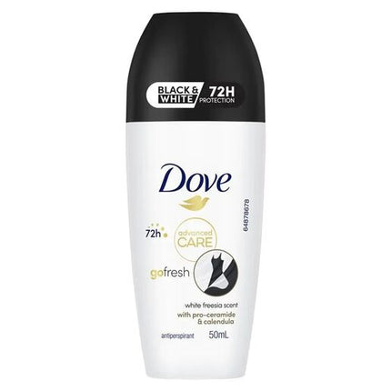 Dove Roll On Women's Advanced Care Black & White 50ml