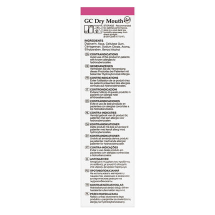 GC Dry Mouth Gel Raspberry 40g