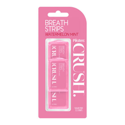 Piksters Crush Breath Strips Watermelon 72 Pack