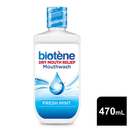 Biotene Dry Mouth Relief Mouthwash Fresh Mint 470mL