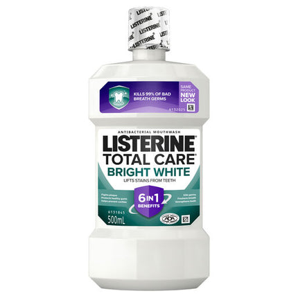 Listerine Bright White Multi-Action Whitening Mouthwash 500ml