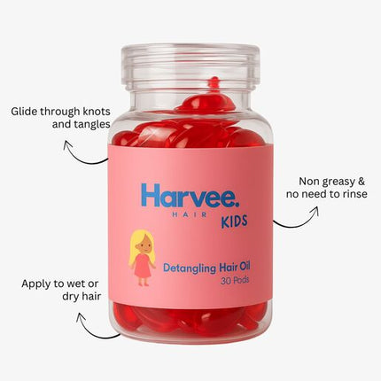 Harvee Hair Kids Detangling Oil Pods 30