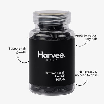 Harvee Hair Extreme Repair Hair Oil 30 Pods