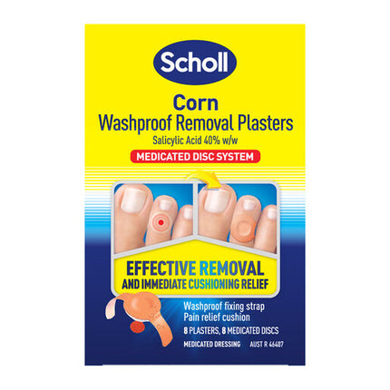 Scholl Corn Removal Plaster Waterproof 8 Plasters