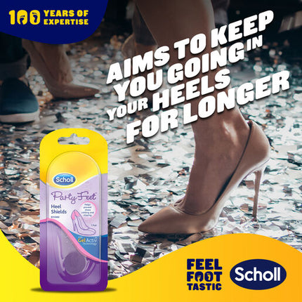 Scholl Party Feet Inserts Heel Shields